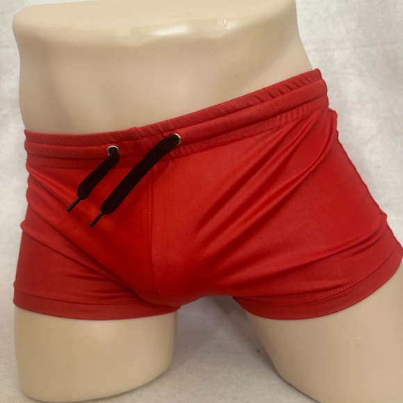 Black Unicorn Square Cut Swimsuit Medium 30-38" waist Gently worn 80% polyamide - Picture 4 of 6